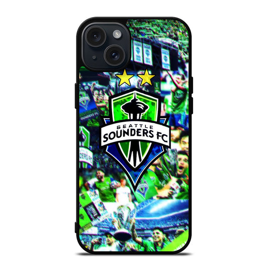 SEATTLE SOUNDERS FOOTBALL iPhone 15 Plus Case Cover