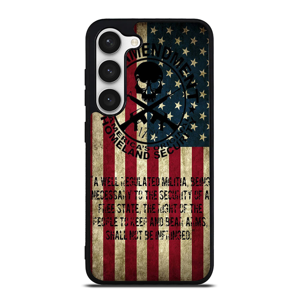 SECOND AMENDMENT AMERICAN GUN 3 Samsung Galaxy S23 Case Cover