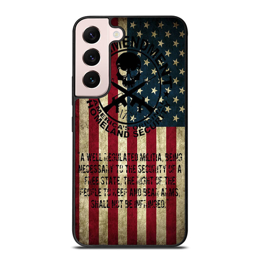 SECOND AMENDMENT AMERICAN GUN 3 Samsung Galaxy S22 Plus Case Cover