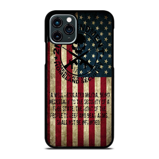 SECOND AMENDMENT AMERICAN GUN 3 iPhone 11 Pro Case Cover