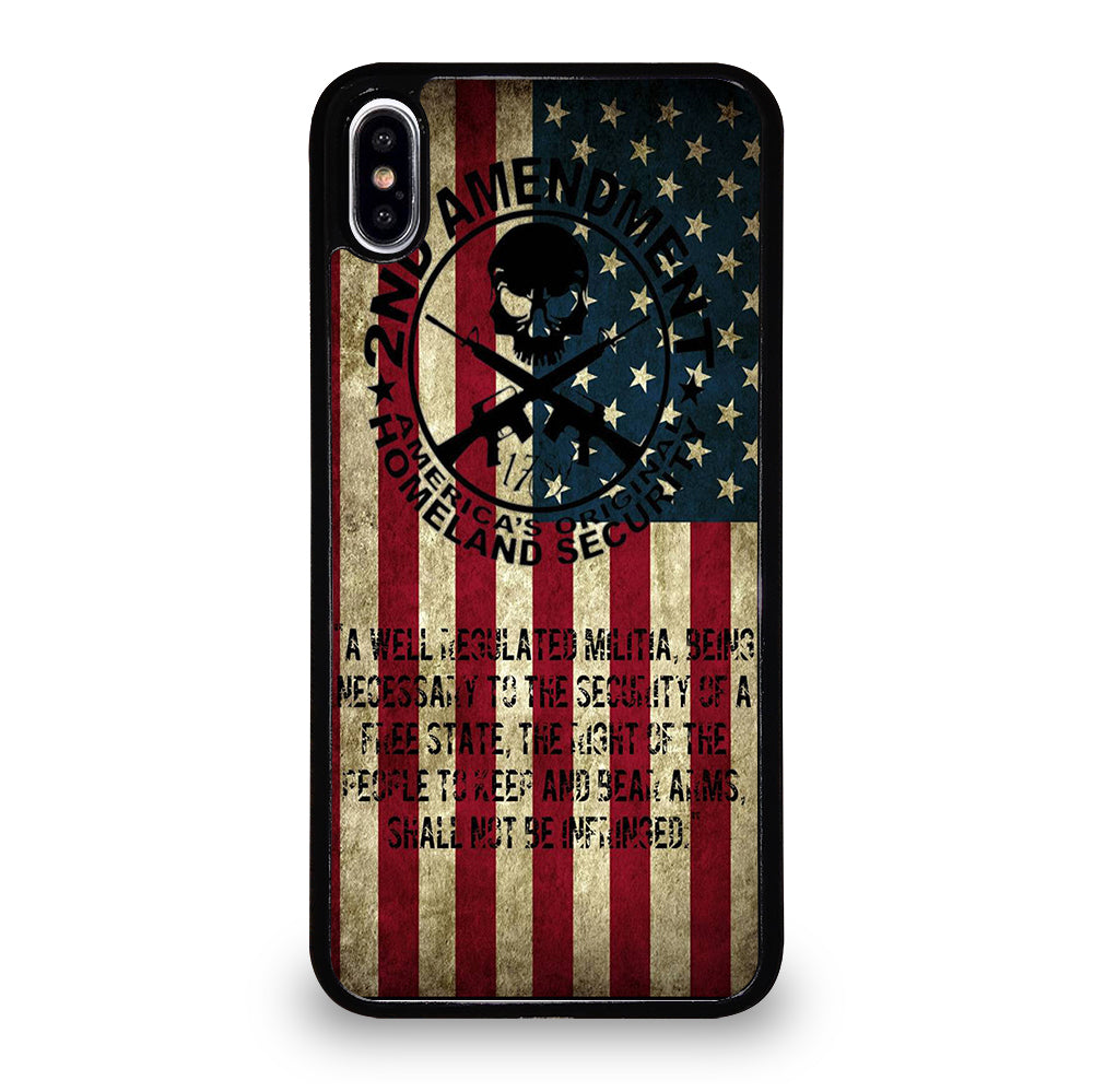 SECOND AMENDMENT AMERICAN GUN 3 iPhone XS Max Case Cover