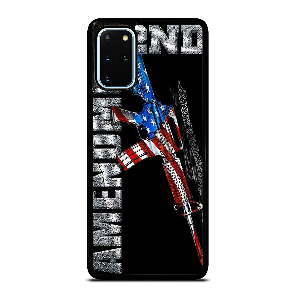 SECOND AMENDMENT AMERICAN GUN LOGO 2 Samsung Galaxy S20 Plus Case Cover