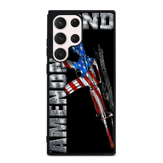 SECOND AMENDMENT AMERICAN GUN LOGO 2 Samsung Galaxy S23 Ultra Case Cover