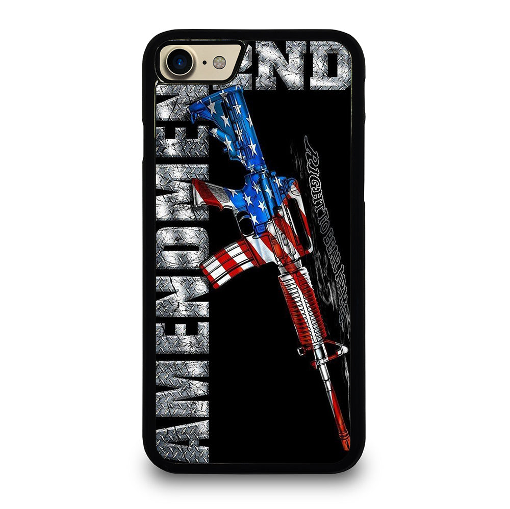 SECOND AMENDMENT AMERICAN GUN LOGO 2 iPhone 7 / 8 Case Cover