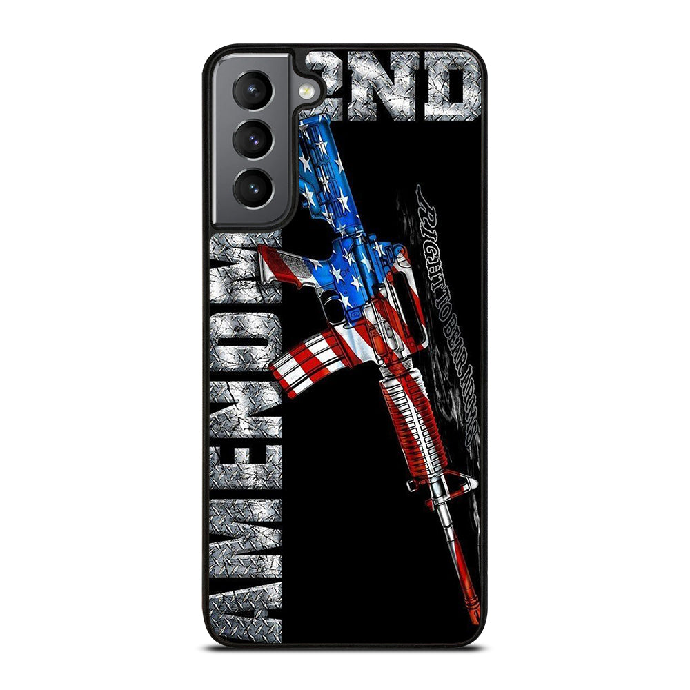 SECOND AMENDMENT AMERICAN GUN LOGO 2 Samsung Galaxy S21 Plus Case Cover
