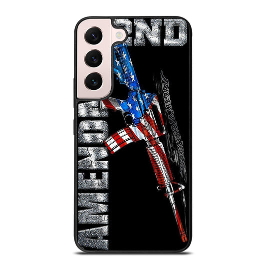 SECOND AMENDMENT AMERICAN GUN LOGO 2 Samsung Galaxy S22 Plus Case Cover