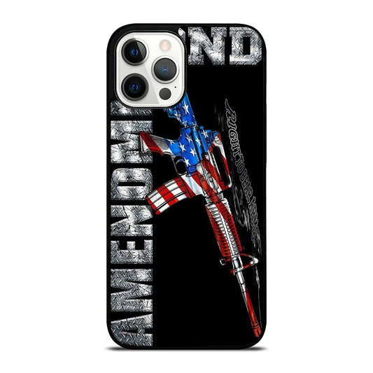 SECOND AMENDMENT AMERICAN GUN LOGO 2 iPhone 12 Pro Max Case Cover