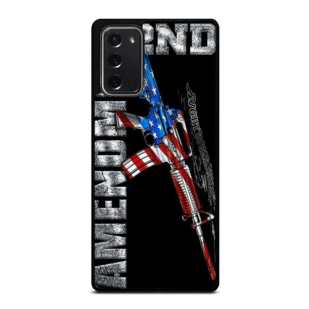 SECOND AMENDMENT AMERICAN GUN LOGO 2 Samsung Galaxy Note 20 Case Cover