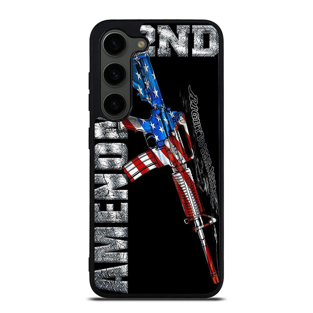 SECOND AMENDMENT AMERICAN GUN LOGO 2 Samsung Galaxy S23 Plus Case Cover