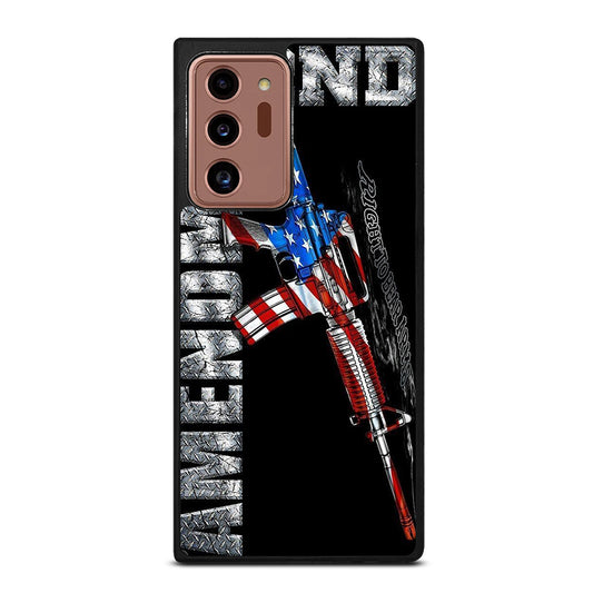 SECOND AMENDMENT AMERICAN GUN LOGO 2 Samsung Galaxy Note 20 Ultra Case Cover
