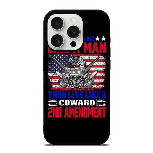SECOND AMENDMENT LOGO 3 iPhone 15 Pro Case Cover