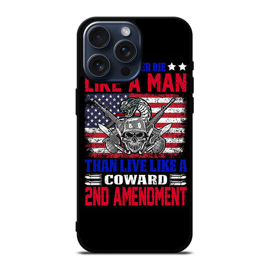 SECOND AMENDMENT LOGO 3 iPhone 15 Pro Max Case Cover