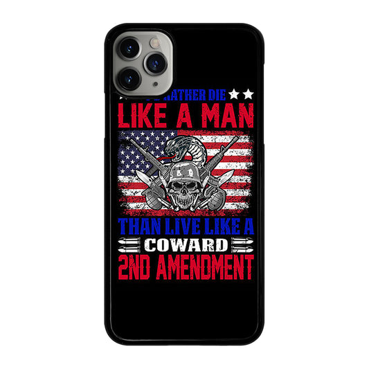 SECOND AMENDMENT LOGO 3 iPhone 11 Pro Max Case Cover