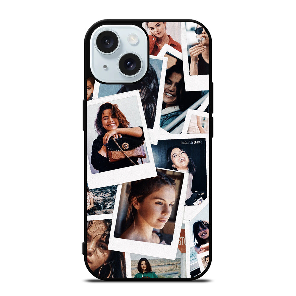 SELENA GOMEZ SINGER COLLAGE iPhone 15 Case Cover