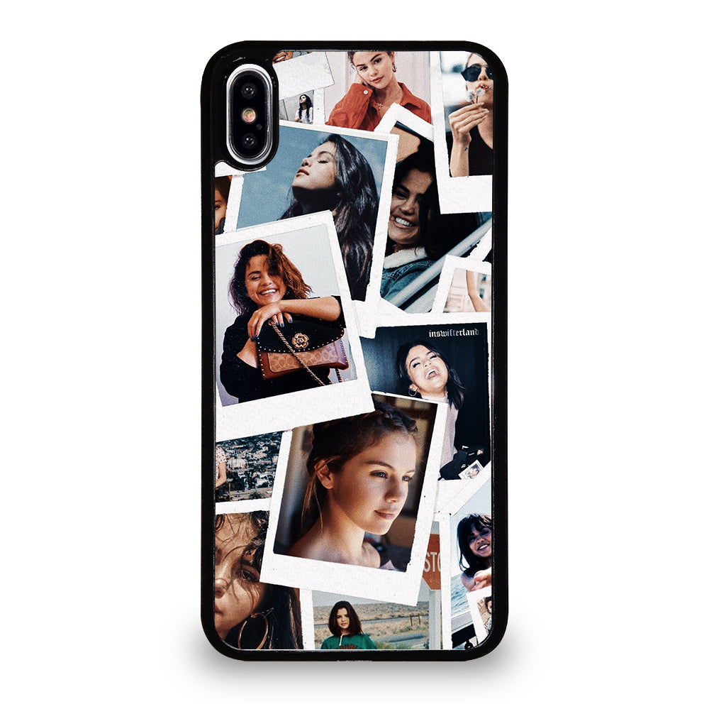 SELENA GOMEZ SINGER COLLAGE iPhone XS Max Case Cover