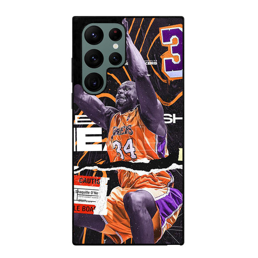 SHAQUILLE O'NEAL 34 LA LAKERS NBA BASKETBALL Samsung Galaxy S22 Ultra Case Cover