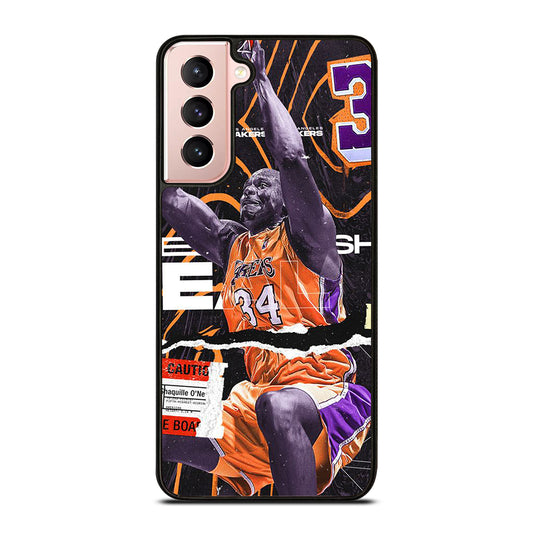 SHAQUILLE O'NEAL 34 LA LAKERS NBA BASKETBALL Samsung Galaxy S21 Case Cover