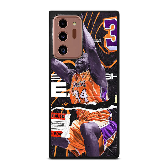 SHAQUILLE O'NEAL 34 LA LAKERS NBA BASKETBALL Samsung Galaxy Note 20 Ultra Case Cover