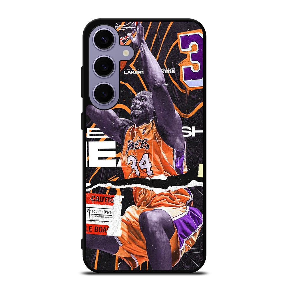 SHAQUILLE O'NEAL 34 LA LAKERS NBA BASKETBALL Samsung Galaxy S24 Plus Case Cover