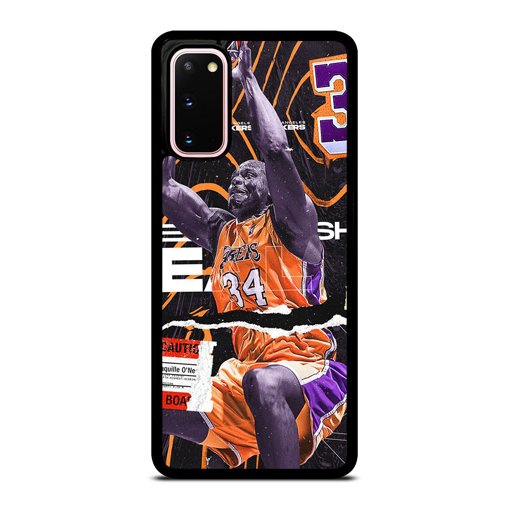 SHAQUILLE O'NEAL 34 LA LAKERS NBA BASKETBALL Samsung Galaxy S20 Case Cover