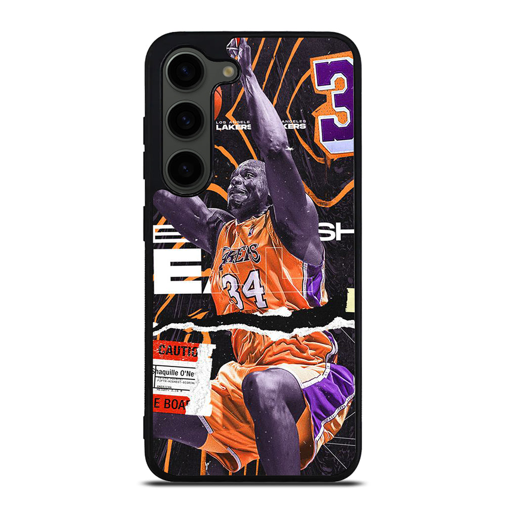 SHAQUILLE O'NEAL 34 LA LAKERS NBA BASKETBALL Samsung Galaxy S23 Plus Case Cover