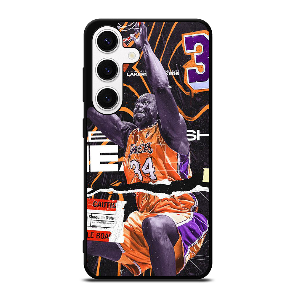 SHAQUILLE O'NEAL 34 LA LAKERS NBA BASKETBALL Samsung Galaxy S24 Case Cover