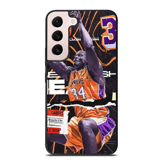 SHAQUILLE O'NEAL 34 LA LAKERS NBA BASKETBALL Samsung Galaxy S22 Plus Case Cover