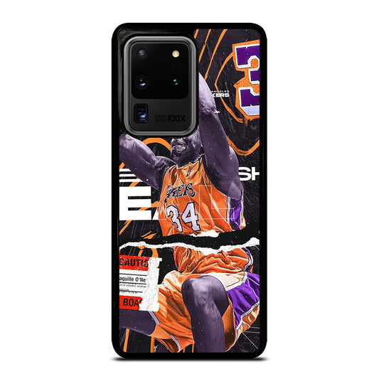 SHAQUILLE O'NEAL 34 LA LAKERS NBA BASKETBALL Samsung Galaxy S20 Ultra Case Cover