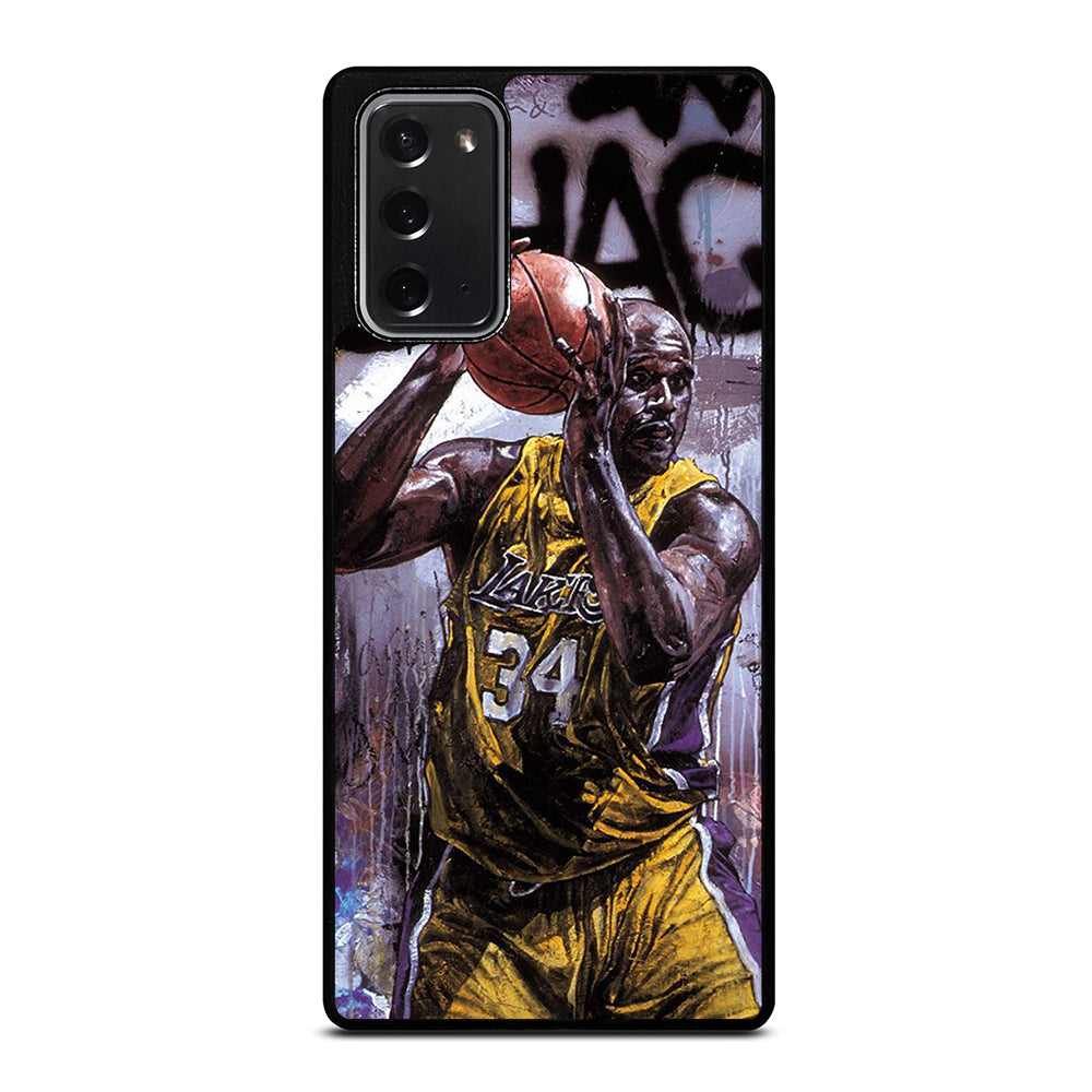 SHAQUILLE O'NEAL LA LAKERS ART Samsung Galaxy Note 20 Case Cover