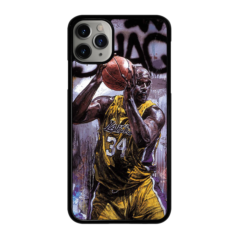 SHAQUILLE O'NEAL LA LAKERS ART iPhone 11 Pro Max Case Cover