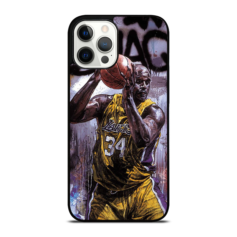 SHAQUILLE O'NEAL LA LAKERS ART iPhone 12 Pro Max Case Cover