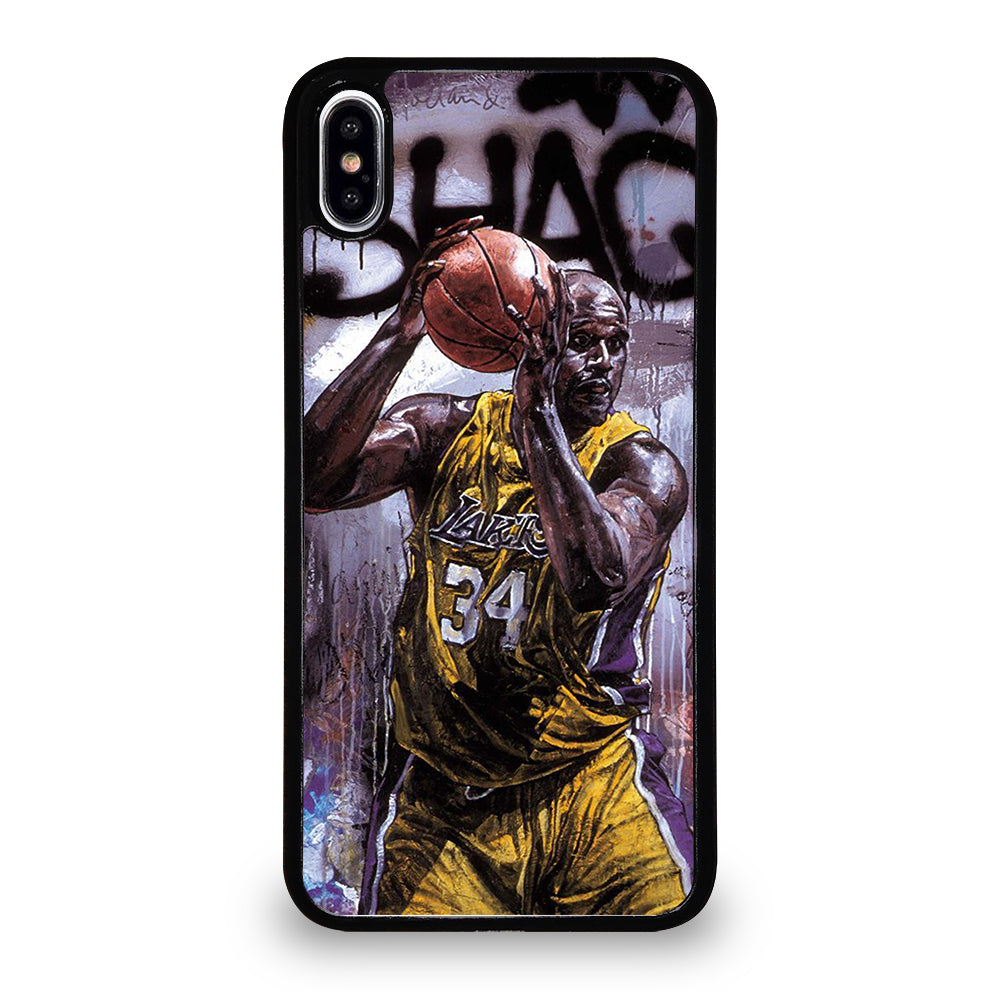 SHAQUILLE O'NEAL LA LAKERS ART iPhone XS Max Case Cover