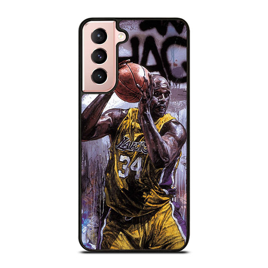 SHAQUILLE O'NEAL LA LAKERS ART Samsung Galaxy S21 Case Cover