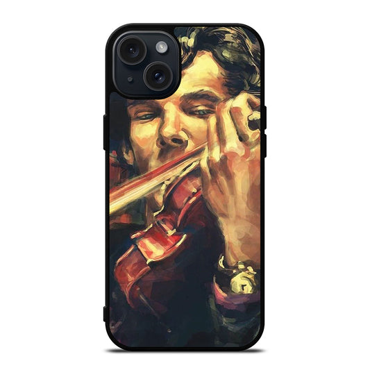 SHERLOCK HOLMES ART iPhone 15 Plus Case Cover