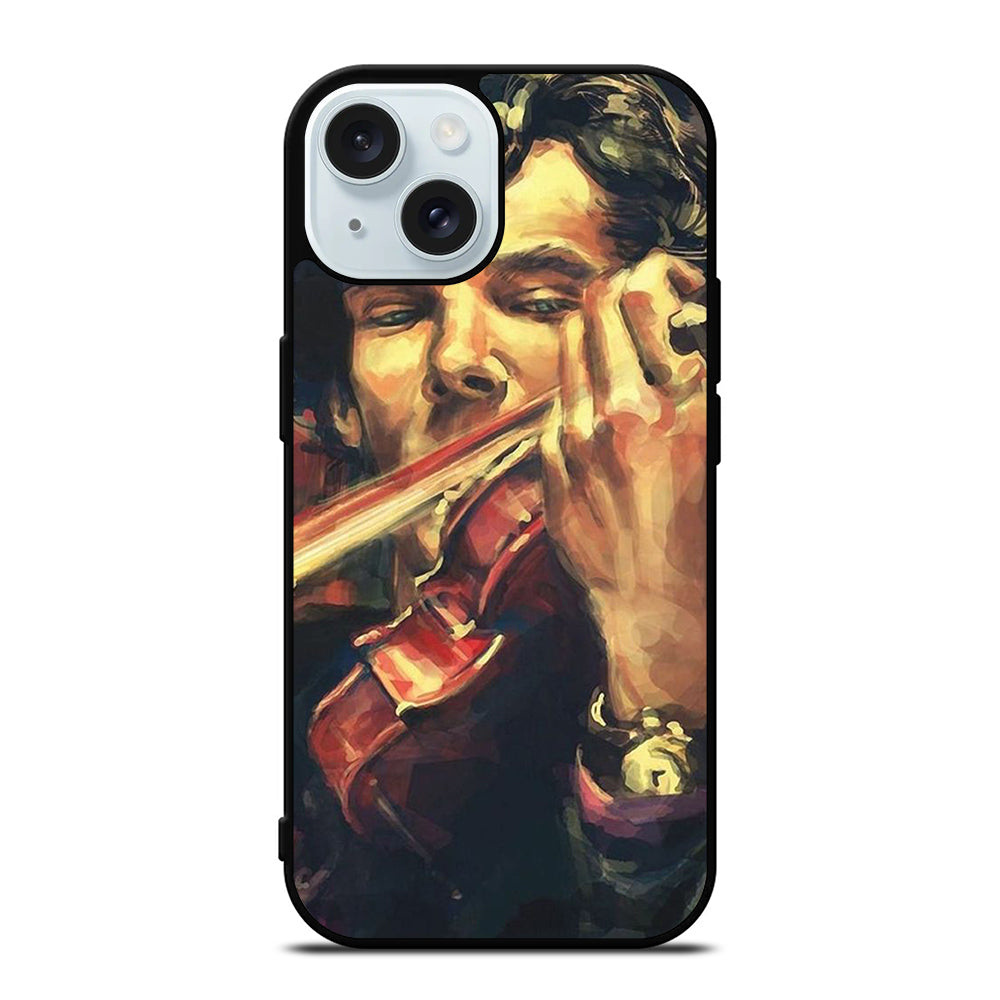 SHERLOCK HOLMES ART iPhone 15 Case Cover