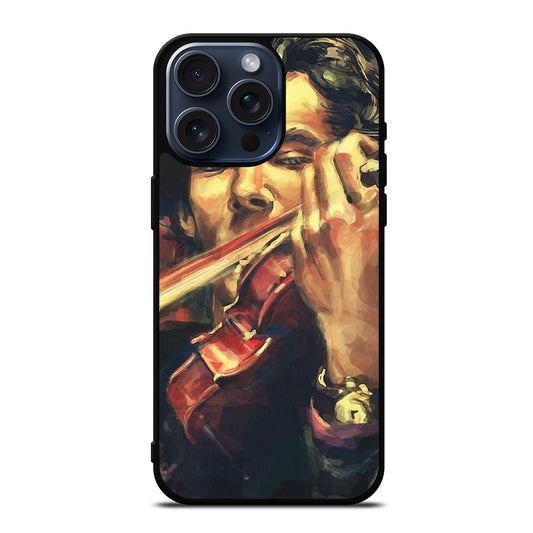 SHERLOCK HOLMES ART iPhone 15 Pro Max Case Cover