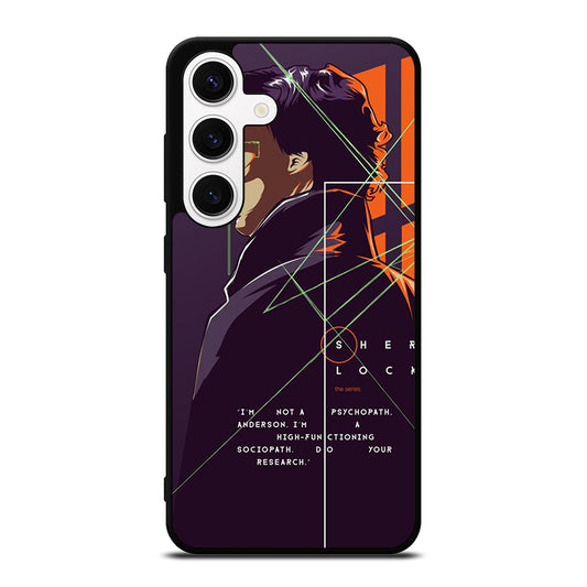 SHERLOCK HOLMES CARTOON Samsung Galaxy S24 Case Cover