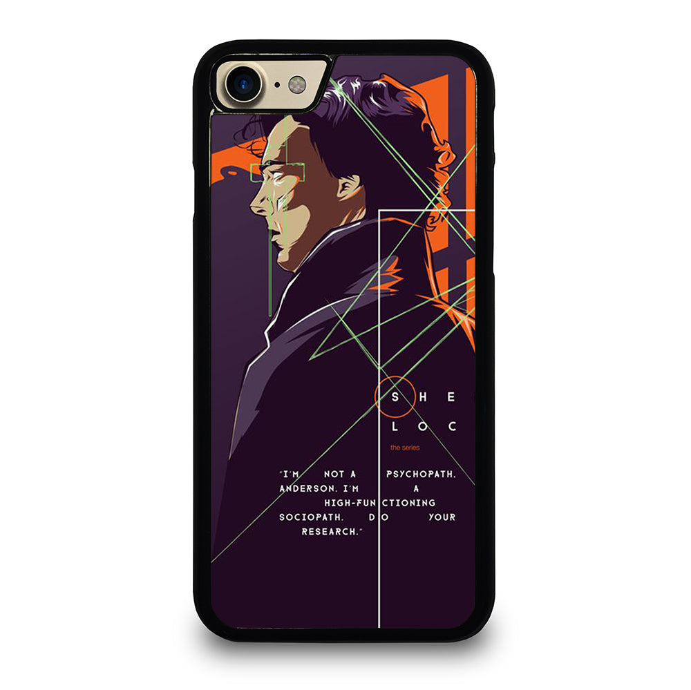 SHERLOCK HOLMES CARTOON iPhone 7 / 8 Case Cover