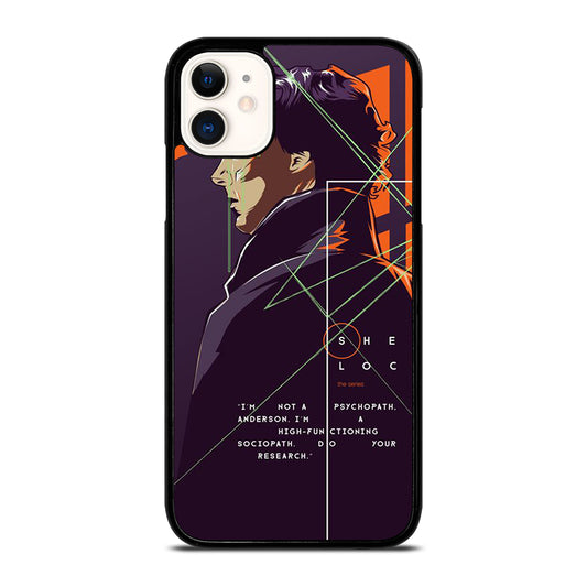 SHERLOCK HOLMES CARTOON iPhone 11 Case Cover