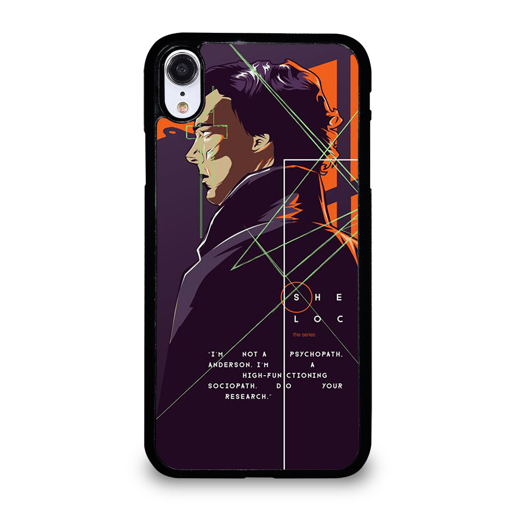 SHERLOCK HOLMES CARTOON iPhone XR Case Cover