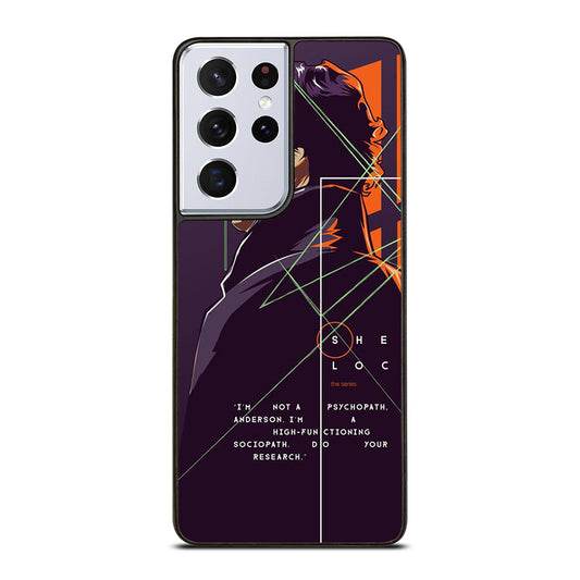 SHERLOCK HOLMES CARTOON Samsung Galaxy S21 Ultra Case Cover