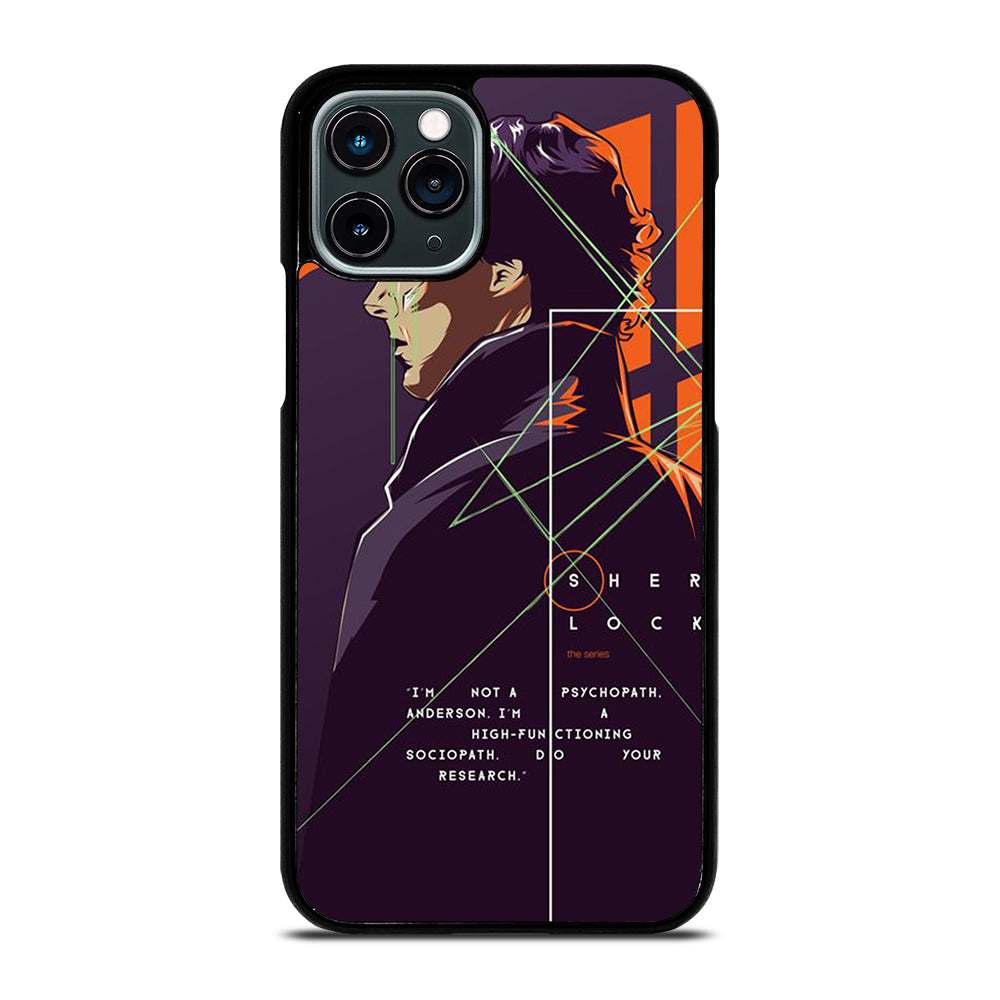 SHERLOCK HOLMES CARTOON iPhone 11 Pro Case Cover
