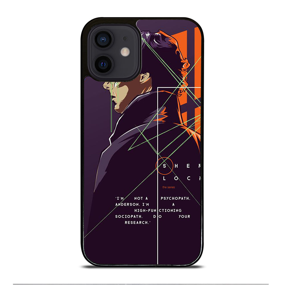 SHERLOCK HOLMES CARTOON iPhone 12 Mini Case Cover