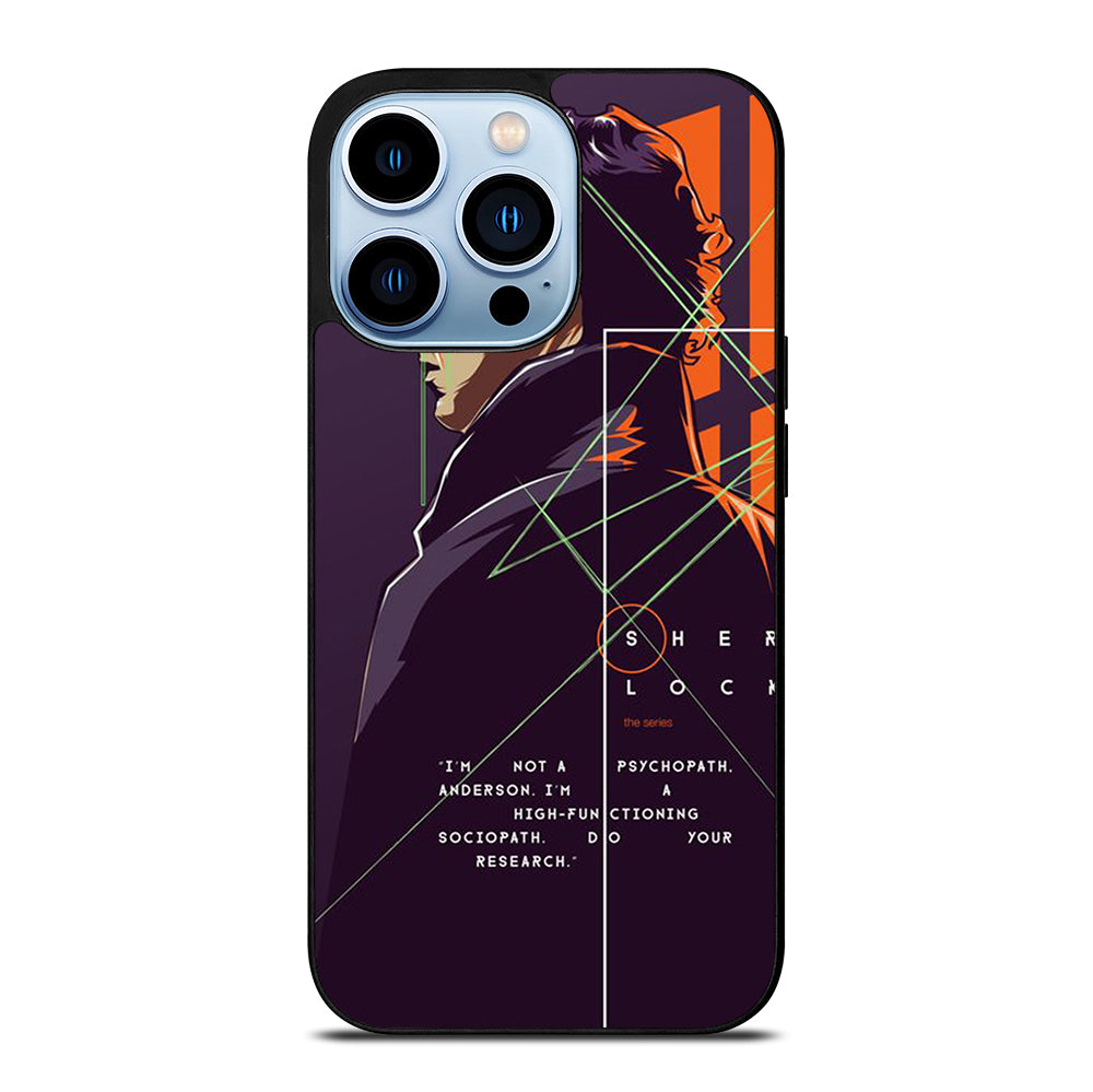 SHERLOCK HOLMES CARTOON iPhone 13 Pro Max Case Cover