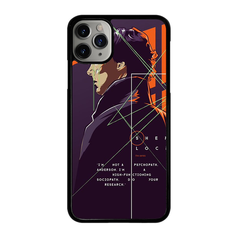 SHERLOCK HOLMES CARTOON iPhone 11 Pro Max Case Cover