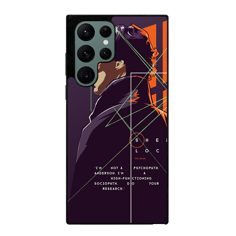 SHERLOCK HOLMES CARTOON Samsung Galaxy S22 Ultra Case Cover