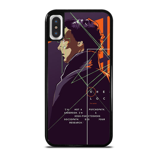 SHERLOCK HOLMES CARTOON iPhone X / XS Case Cover