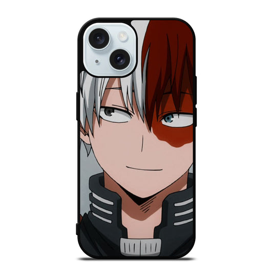 SHOTO TODOROKI COOL FACE MY HERO ACADEMIA iPhone 15 Case Cover