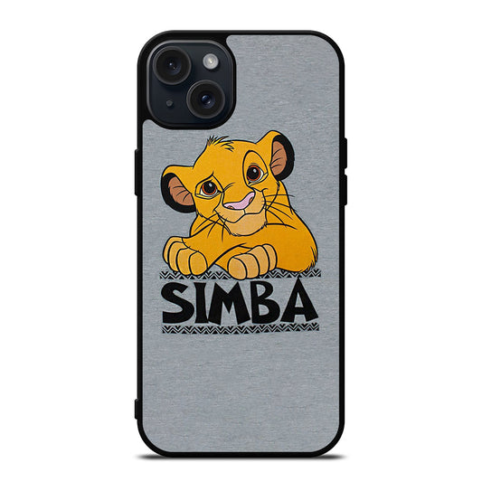 SIMBA LION KING DISNEY CARTOON 2 iPhone 15 Plus Case Cover
