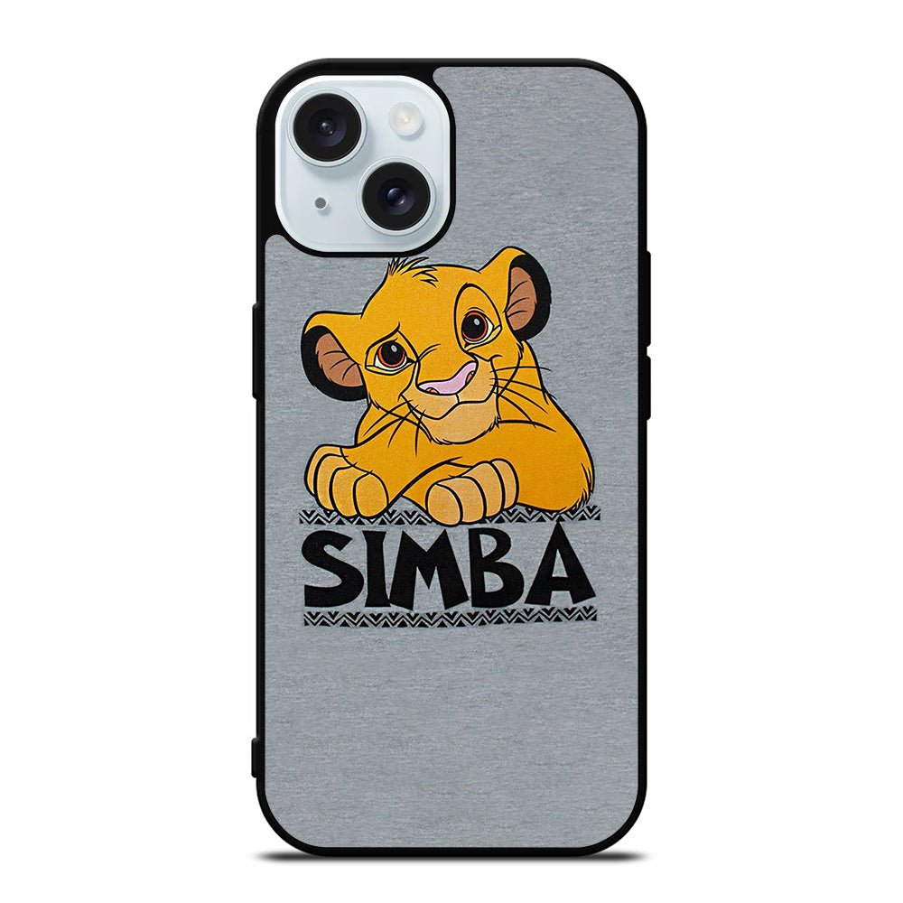 SIMBA LION KING DISNEY CARTOON 2 iPhone 15 Case Cover